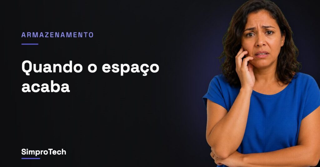 O que acontece quando o armazenamento enche