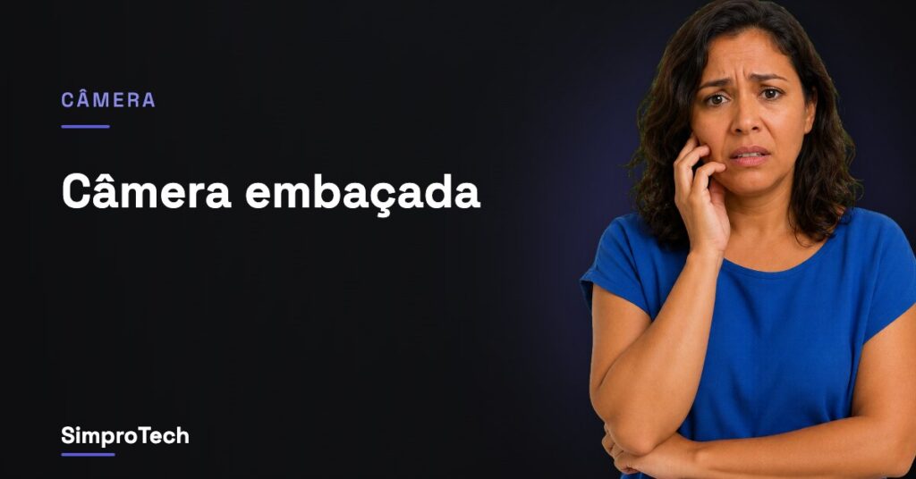 Câmera do celular embaçada ou sem foco